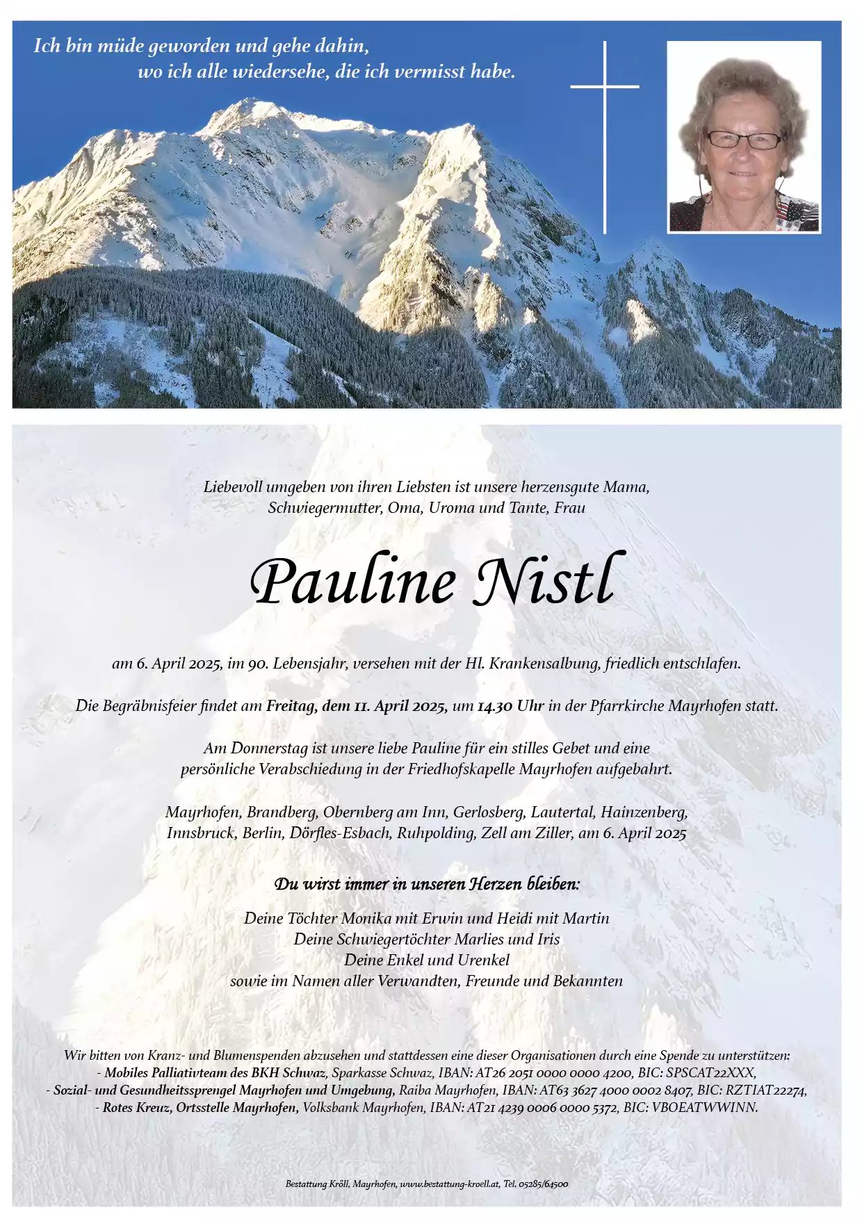 Parte von Pauline Nistl